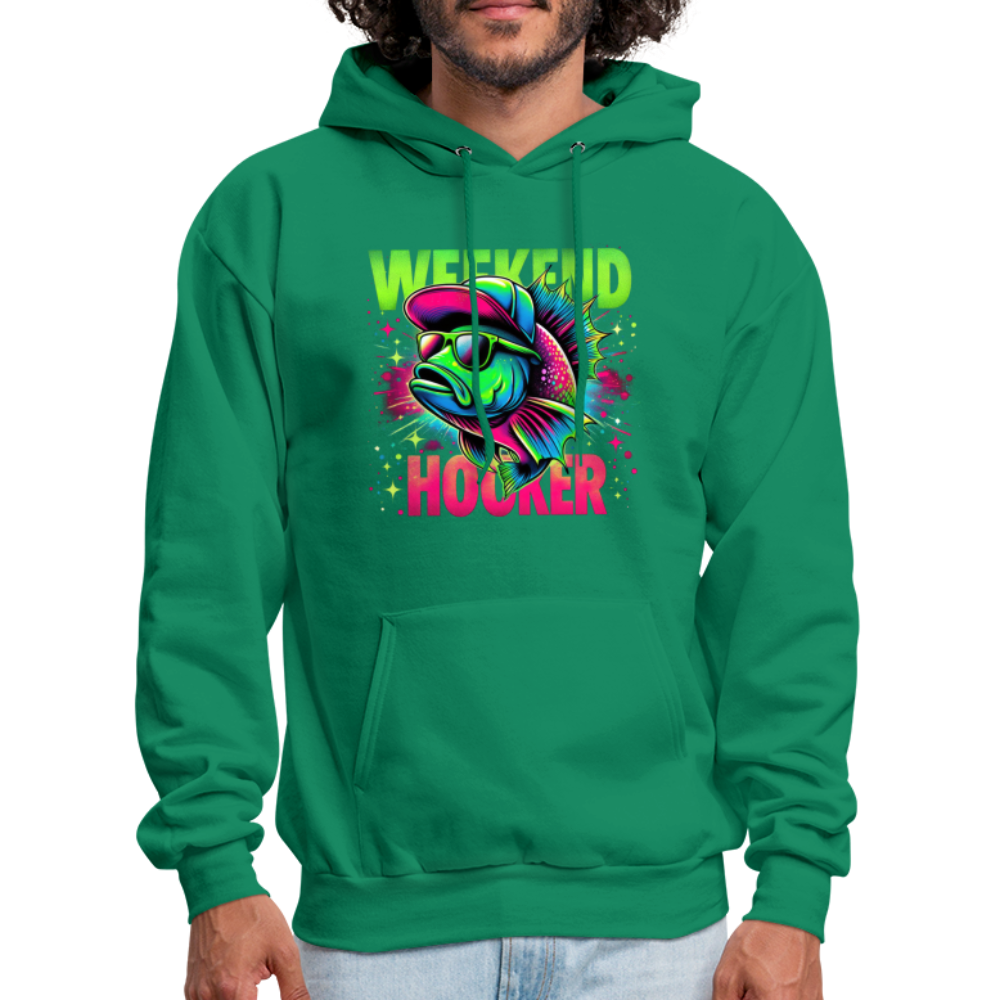 Weekend Hooker (Fishing) Hoodie - kelly green