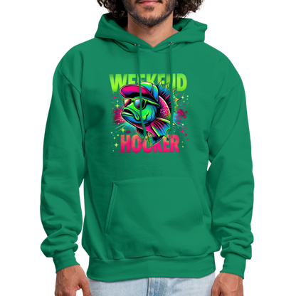 Weekend Hooker (Fishing) Hoodie - kelly green