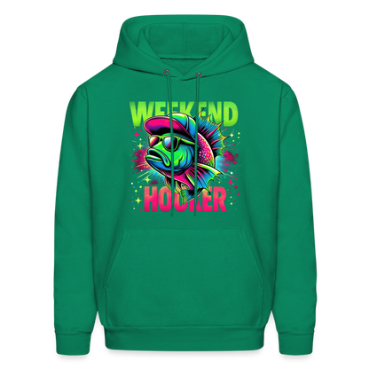 Weekend Hooker (Fishing) Hoodie - kelly green