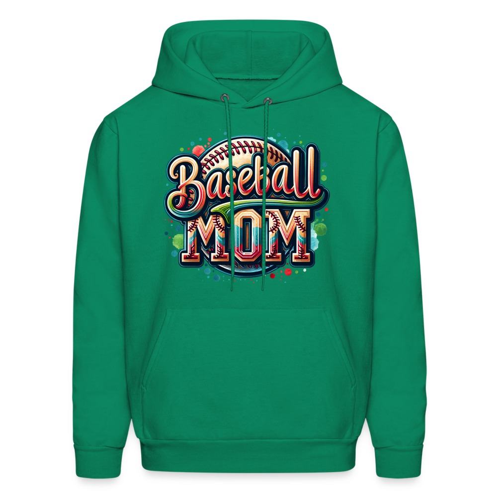 Baseball Mom Hoodie - kelly green