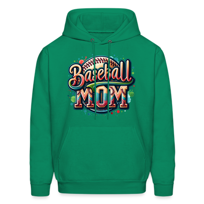 Baseball Mom Hoodie - kelly green