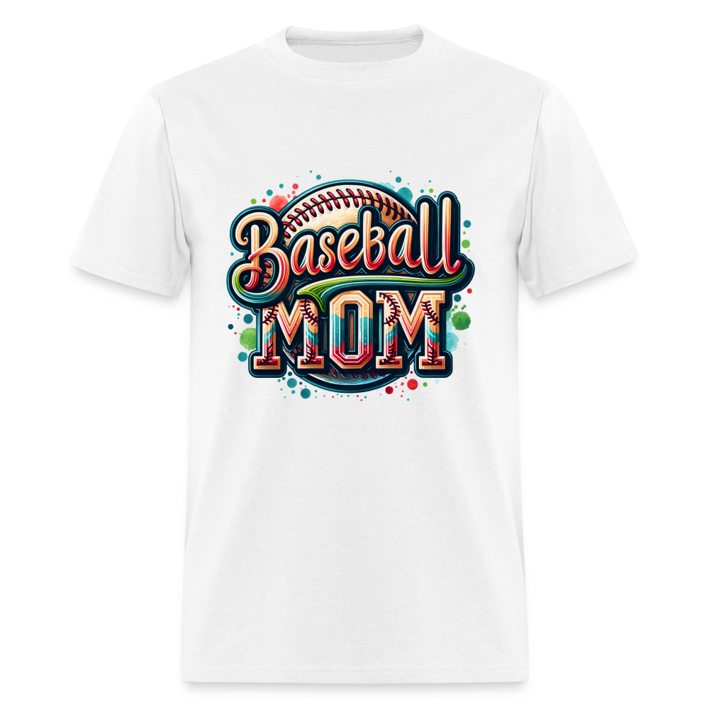 Baseball Mom T-Shirt - white