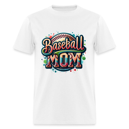 Baseball Mom T-Shirt - white