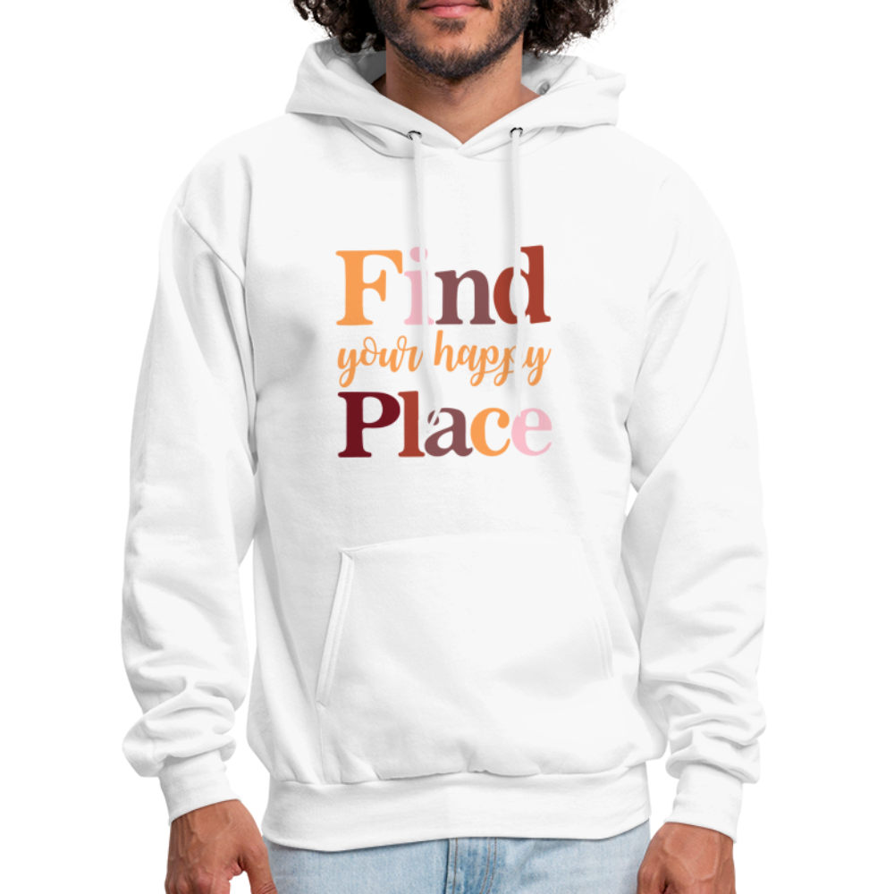 Find Your Happy Place Hoodie - Color: black