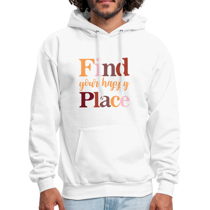 Find Your Happy Place Hoodie - Color: black