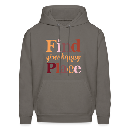 Find Your Happy Place Hoodie - Color: black