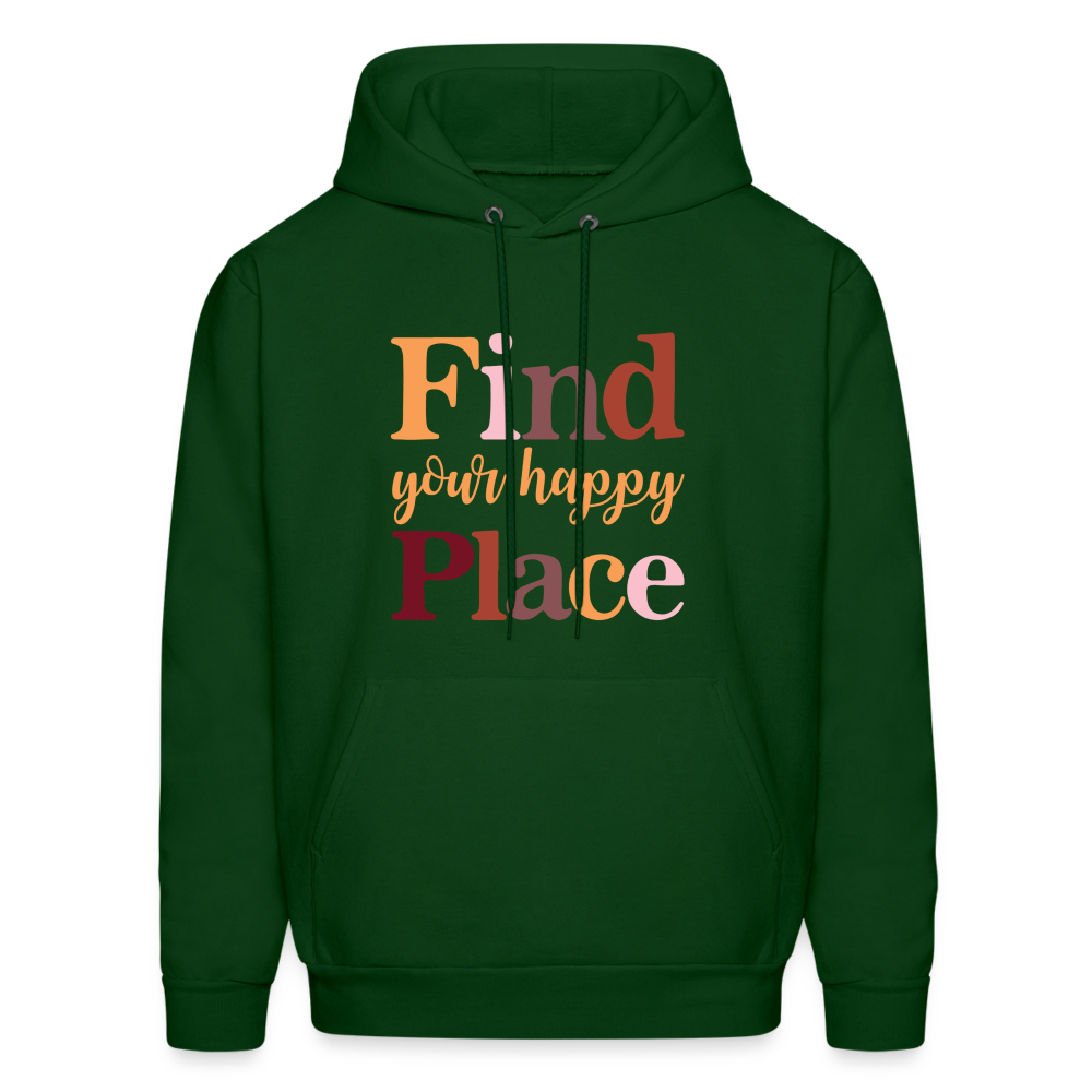 Find Your Happy Place Hoodie - Color: black