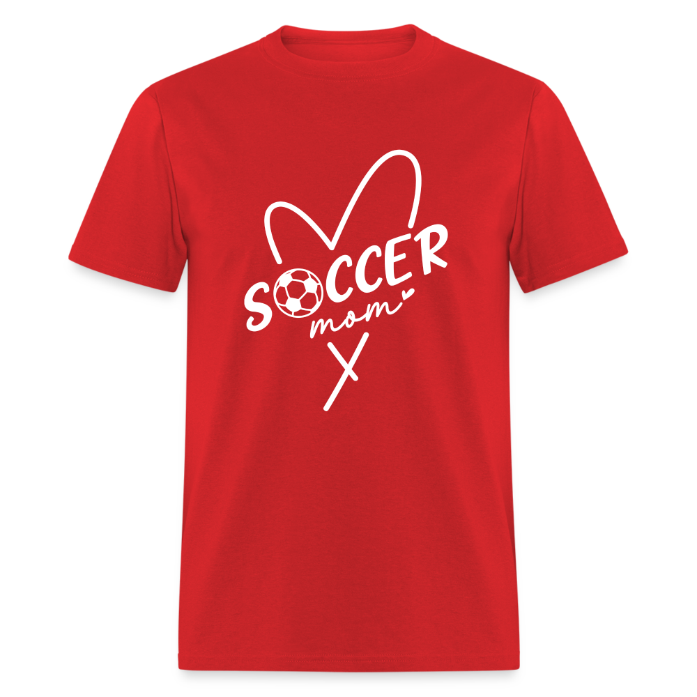 Soccer Mom T-Shirt - red