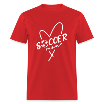 Soccer Mom T-Shirt - red