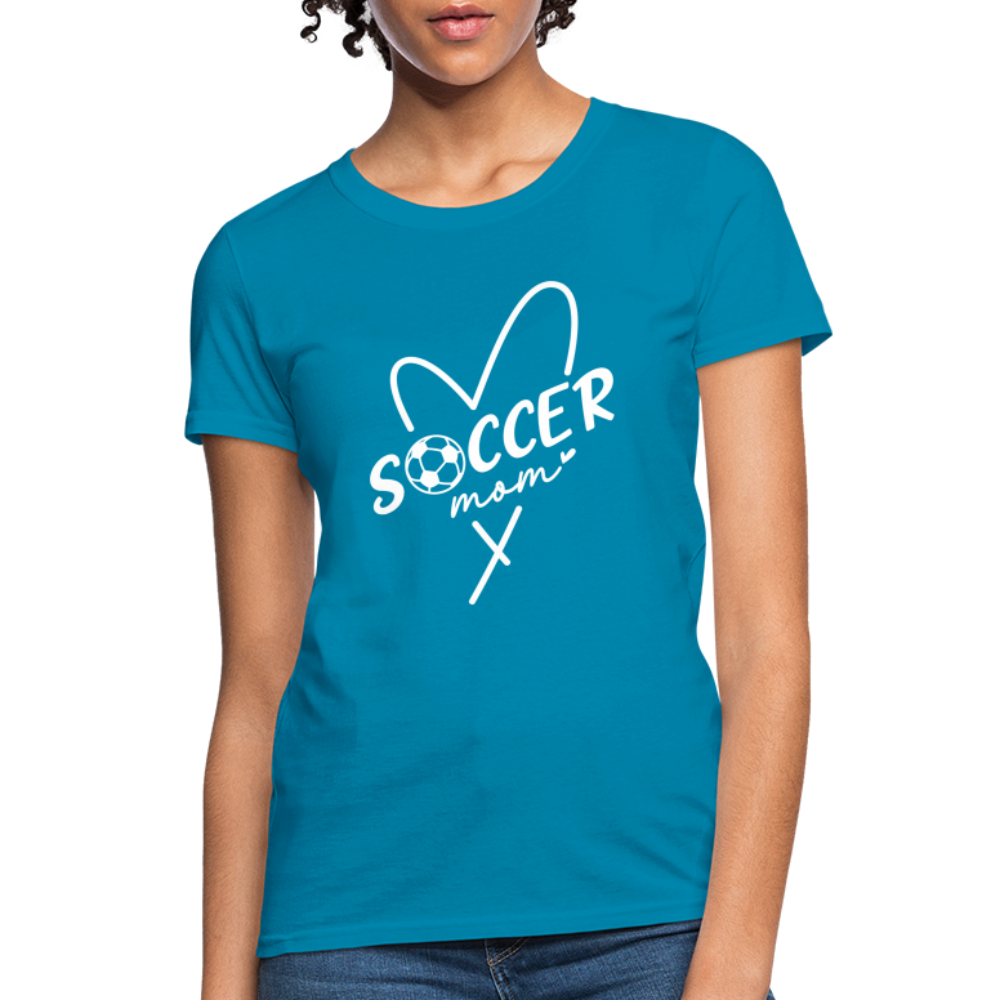 Soccer Mom Women's T-Shirt - turquoise