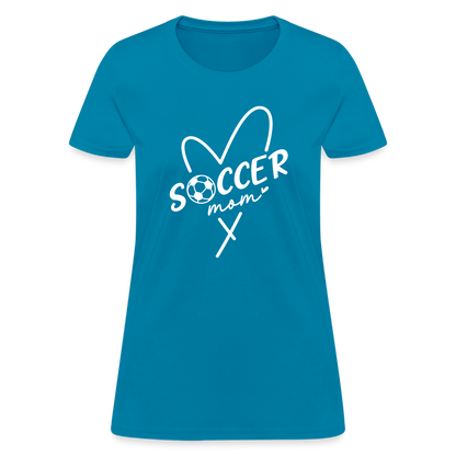 Soccer Mom Women's T-Shirt - turquoise