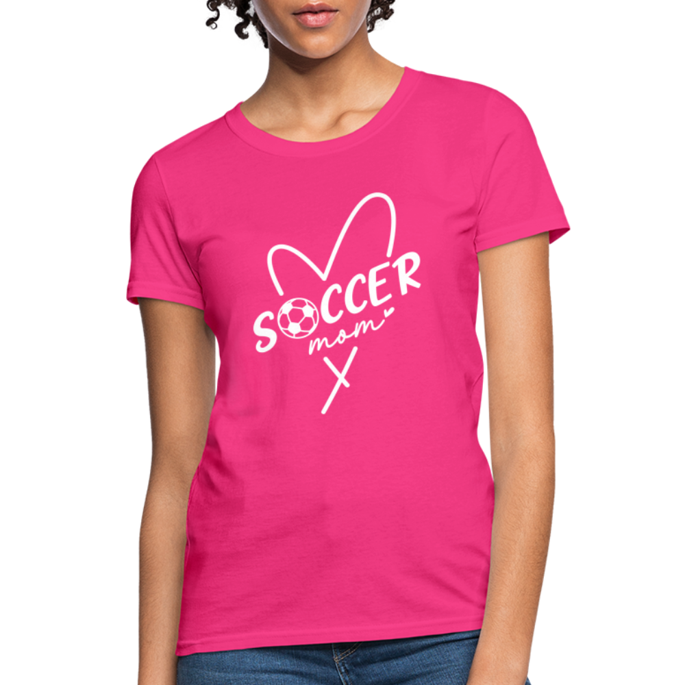 Soccer Mom Women's T-Shirt - fuchsia