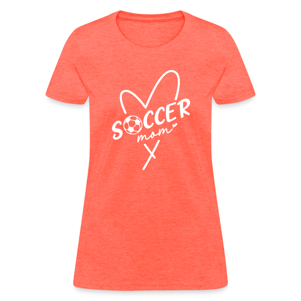 Soccer Mom Women's T-Shirt - heather coral