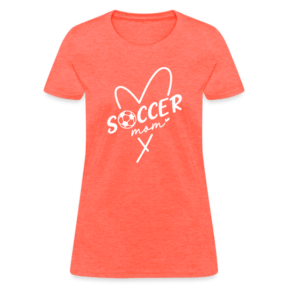 Soccer Mom Women's T-Shirt - heather coral