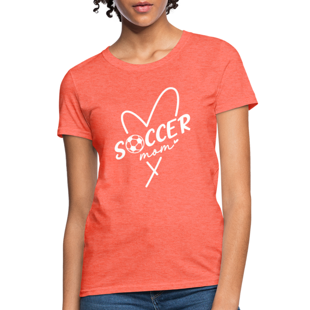 Soccer Mom Women's T-Shirt - heather coral