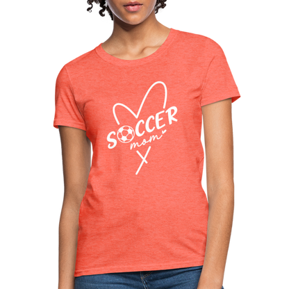 Soccer Mom Women's T-Shirt - heather coral