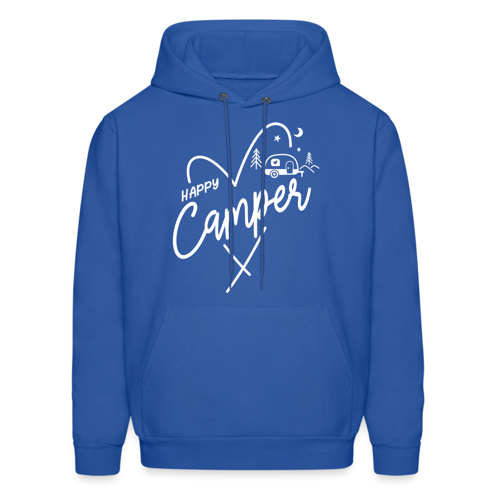 Happy Camper Hoodie - royal blue