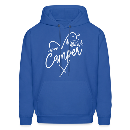 Happy Camper Hoodie - royal blue