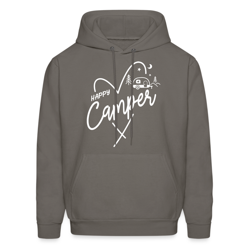 Happy Camper Hoodie - asphalt gray