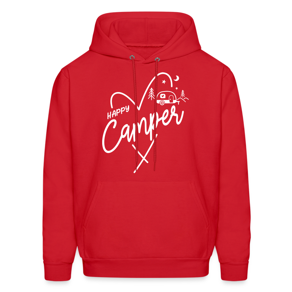 Happy Camper Hoodie - red