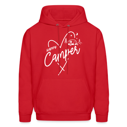 Happy Camper Hoodie - red