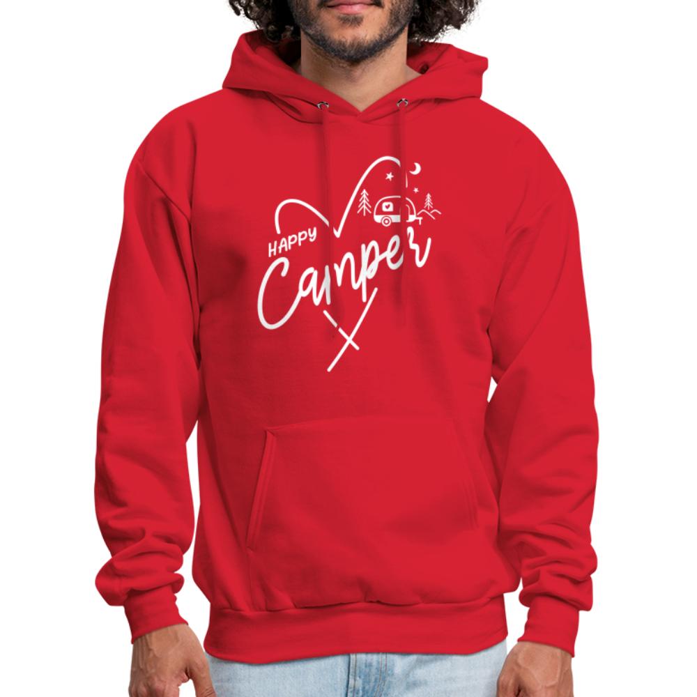 Happy Camper Hoodie - red