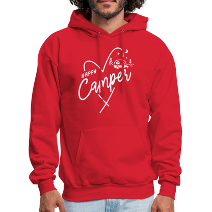 Happy Camper Hoodie - red