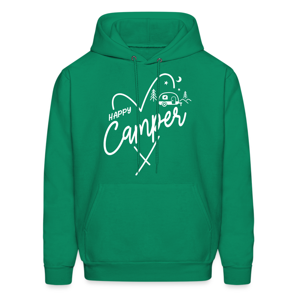 Happy Camper Hoodie - kelly green