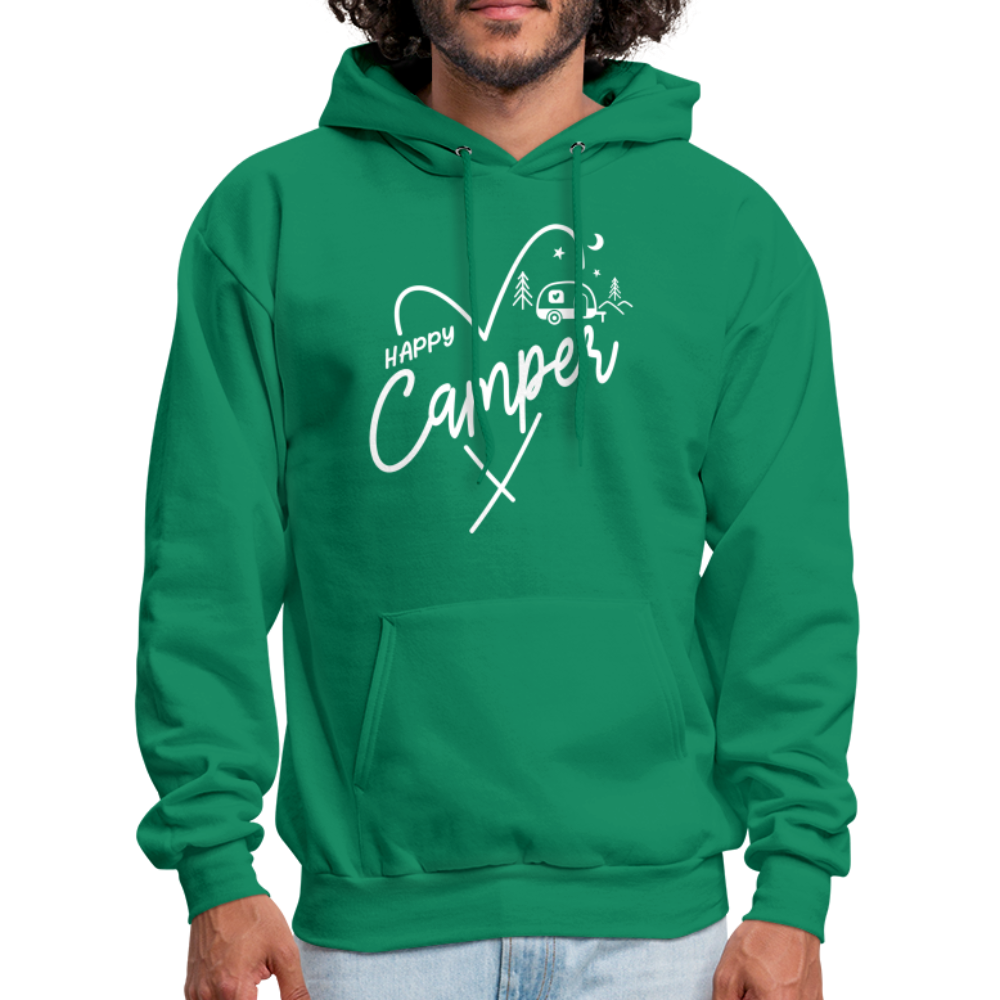 Happy Camper Hoodie - kelly green