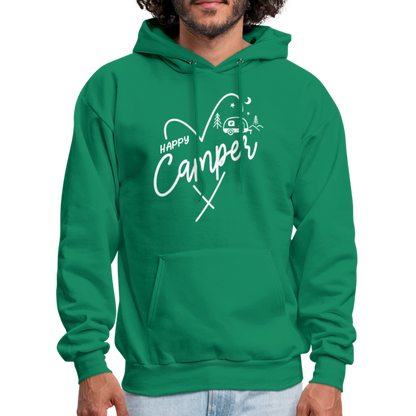 Happy Camper Hoodie - kelly green