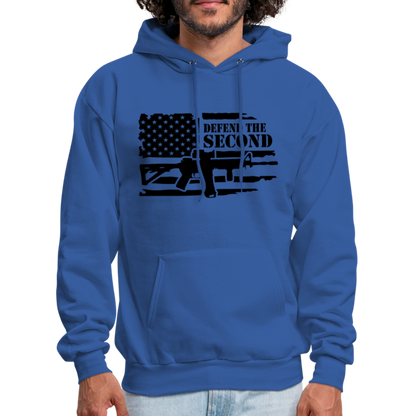 Defend the Second Amendment Hoodie (Right to Bear Arms) - royal blue