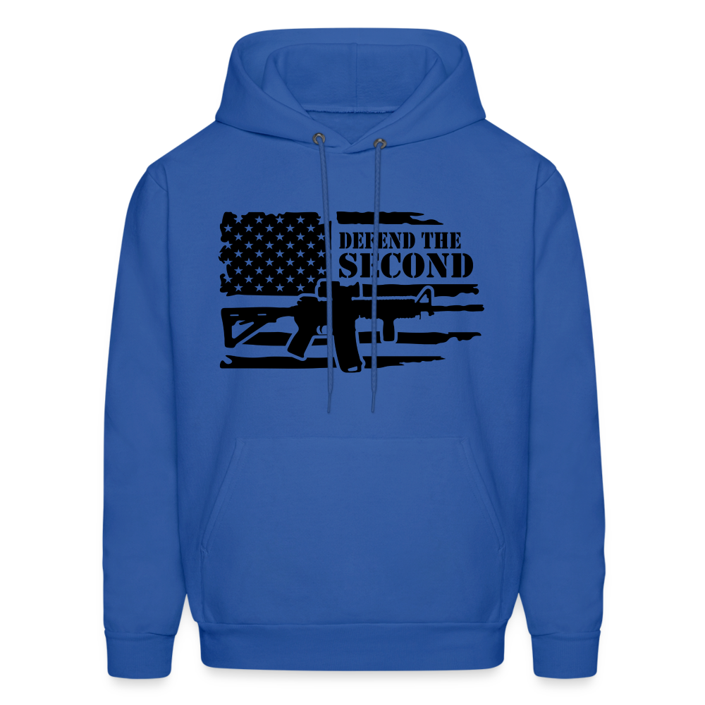 Defend the Second Amendment Hoodie (Right to Bear Arms) - royal blue