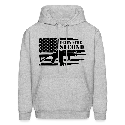 Defend the Second Amendment Hoodie (Right to Bear Arms) - heather gray