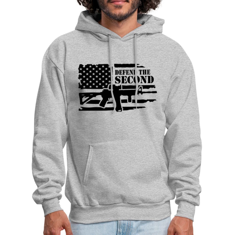 Defend the Second Amendment Hoodie (Right to Bear Arms) - heather gray