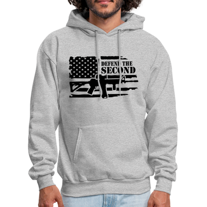 Defend the Second Amendment Hoodie (Right to Bear Arms) - heather gray