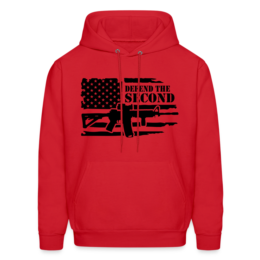 Defend the Second Amendment Hoodie (Right to Bear Arms) - red