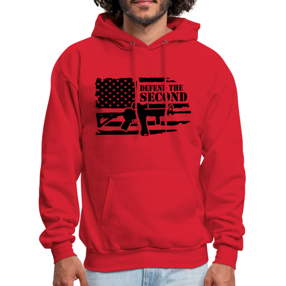 Defend the Second Amendment Hoodie (Right to Bear Arms) - red