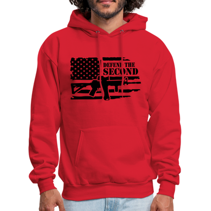 Defend the Second Amendment Hoodie (Right to Bear Arms) - red