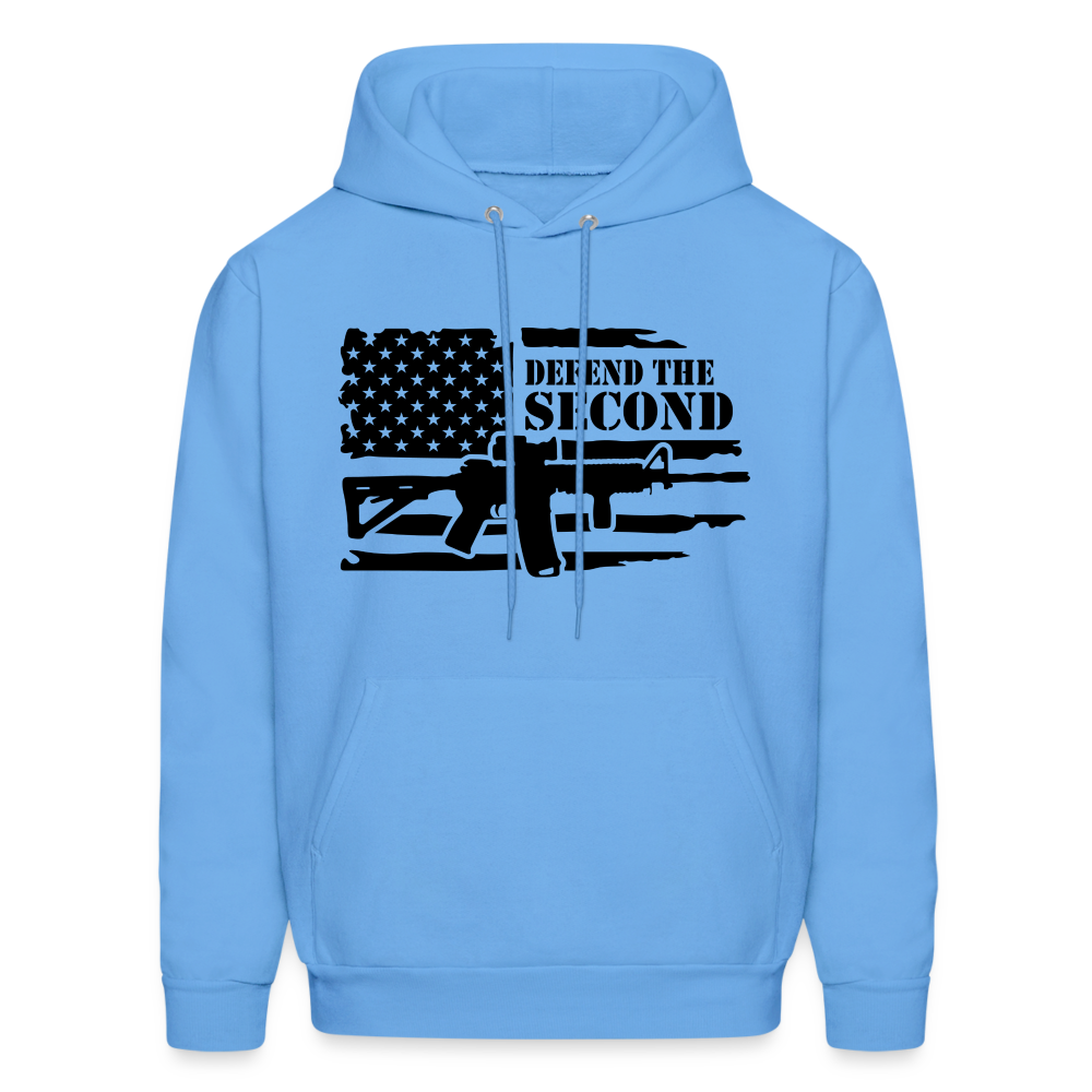 Defend the Second Amendment Hoodie (Right to Bear Arms) - carolina blue