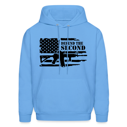 Defend the Second Amendment Hoodie (Right to Bear Arms) - carolina blue