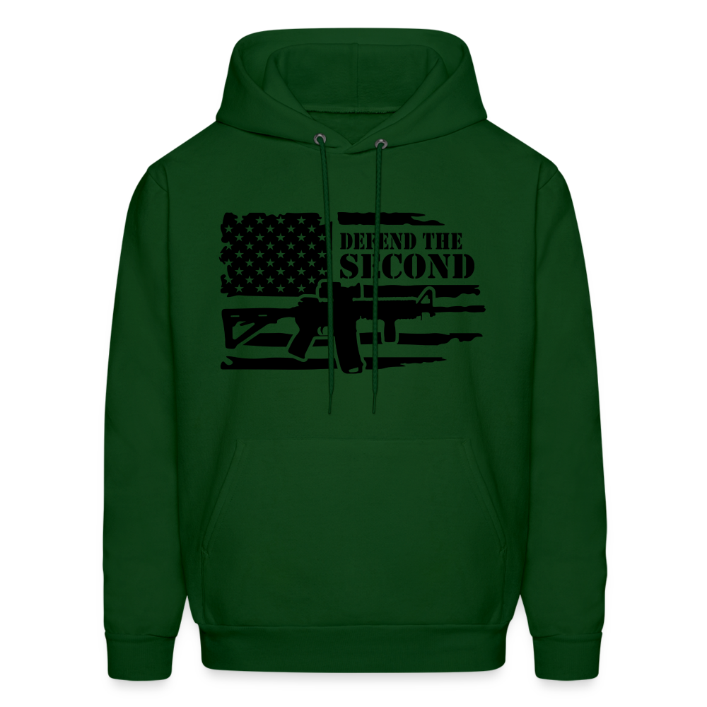 Defend the Second Amendment Hoodie (Right to Bear Arms) - forest green