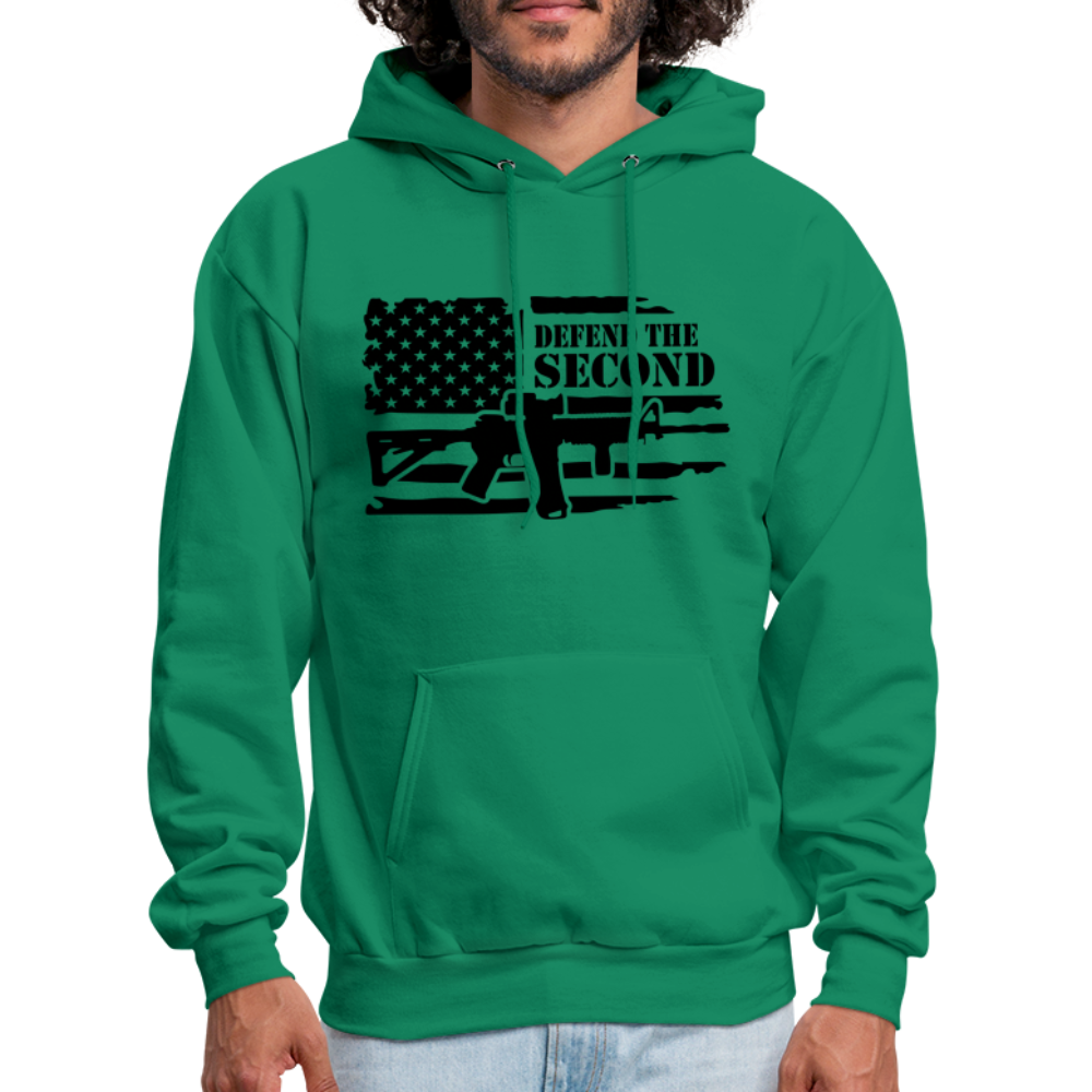 Defend the Second Amendment Hoodie (Right to Bear Arms) - kelly green