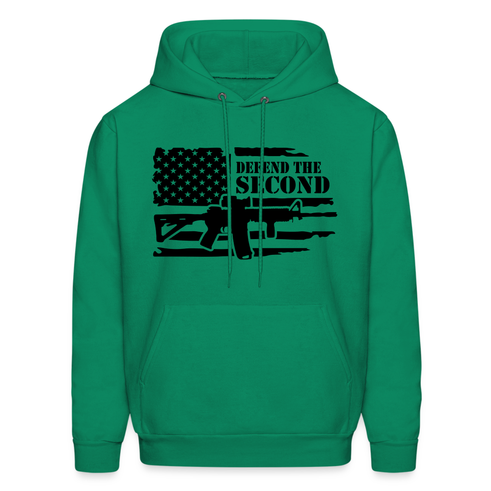 Defend the Second Amendment Hoodie (Right to Bear Arms) - kelly green