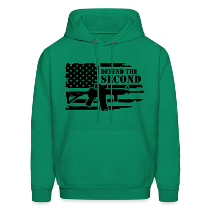 Defend the Second Amendment Hoodie (Right to Bear Arms) - kelly green