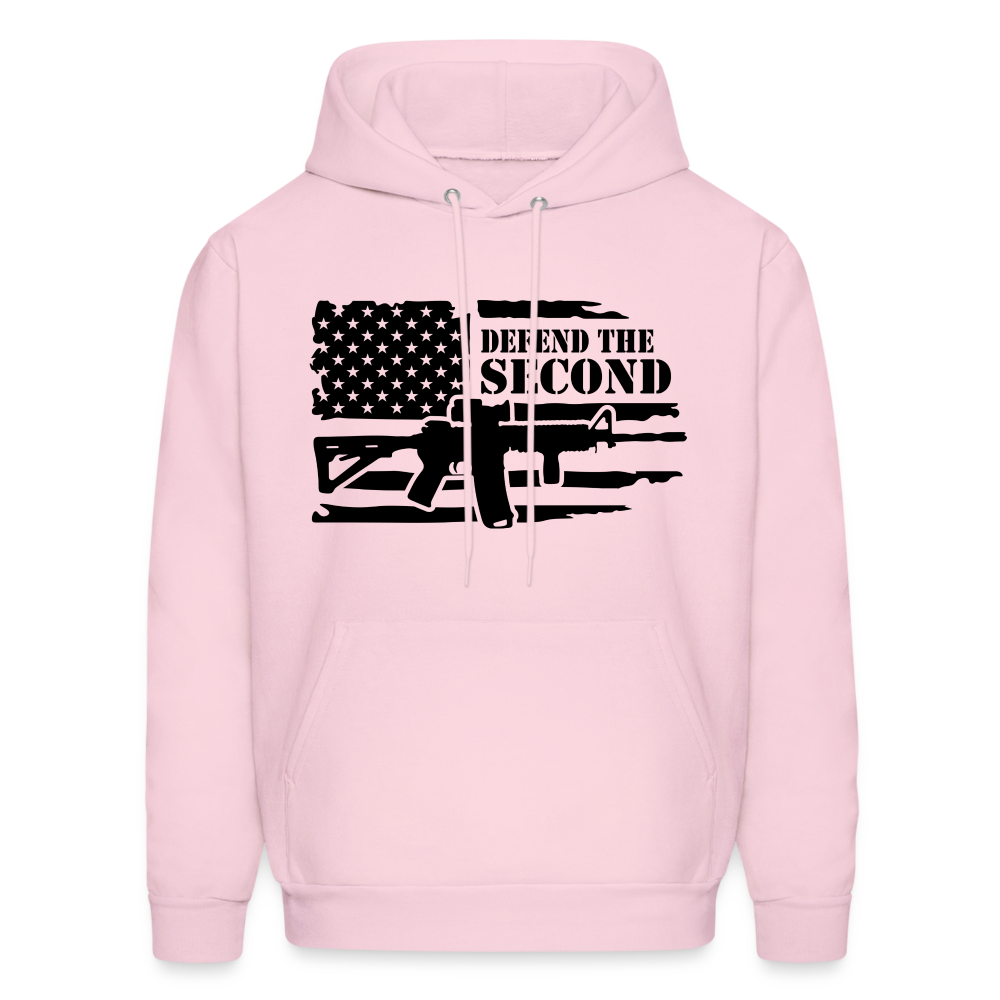 Defend the Second Amendment Hoodie (Right to Bear Arms) - pale pink