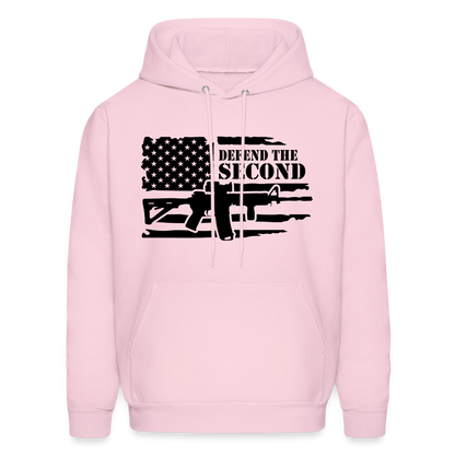 Defend the Second Amendment Hoodie (Right to Bear Arms) - pale pink