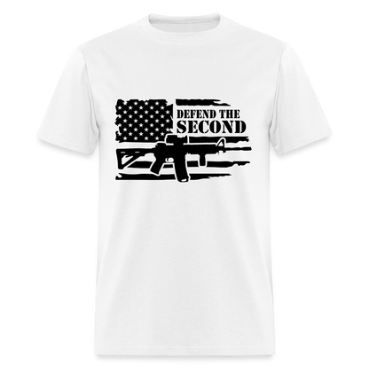 Defend the Second Amendment T-Shirt (Right to Bear Arms) - white