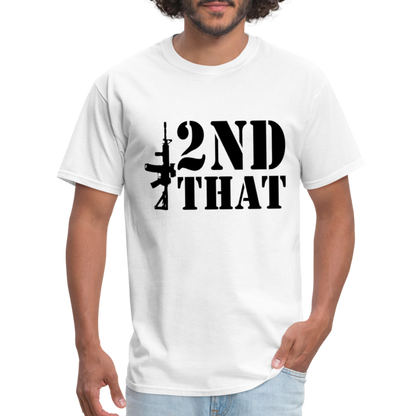 2nd That T-Shirt (AR15 Second Amendment) - white