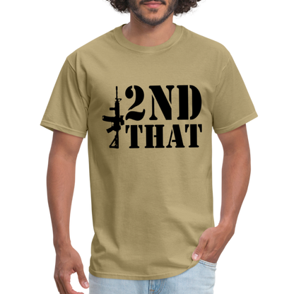 2nd That T-Shirt (AR15 Second Amendment) - khaki