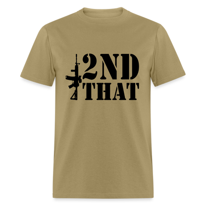 2nd That T-Shirt (AR15 Second Amendment) - khaki